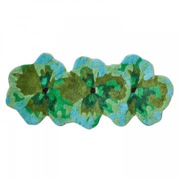 Bonnie and Neil | Long Bath Mat | Pansy Green